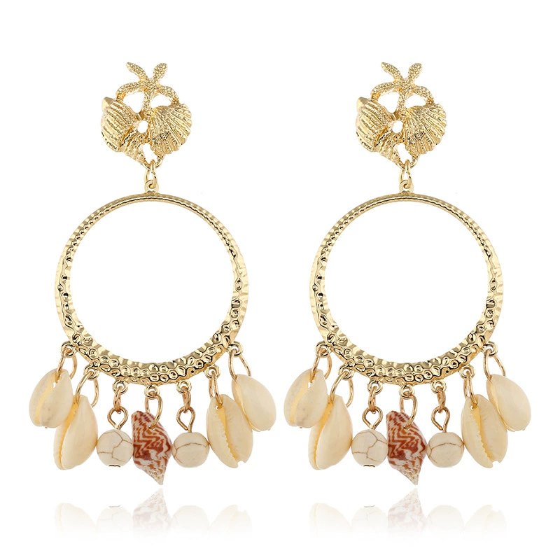 Fashionable accessory, earrings, Amazon, boho style, European style