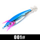 2 Pcs Squid Jig Hard Baits Saltwater Calamari Squid Swimbait Tackle Gear