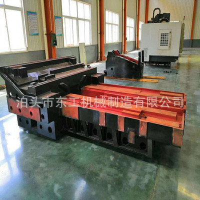 厂家供货灰铁铸造件 树脂砂实型工艺机床铸件工作台 机床底座定制