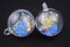 Large -sized transparent plastic hanging ball earrings decorative acrylic hanging ball Christmas home wedding hanging crystal ball