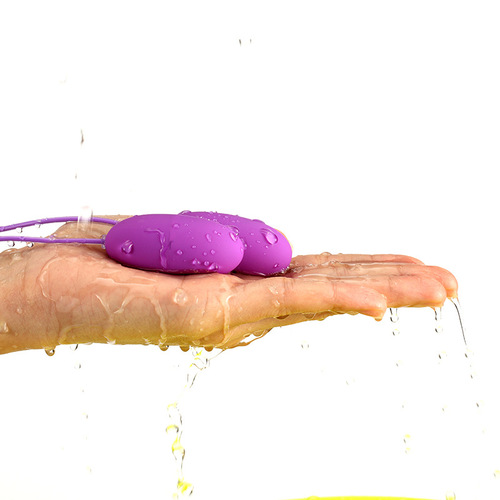 USB variable frequency single jump double vibrator remote control double vibration in-line charging vibrator adult sex toys wholesale