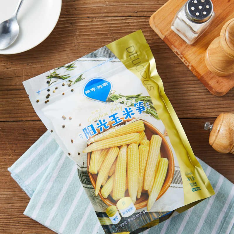 速冻蔬菜批发 速冻玉米笋 冷冻玉米笋段 速冻新鲜蔬菜|ru