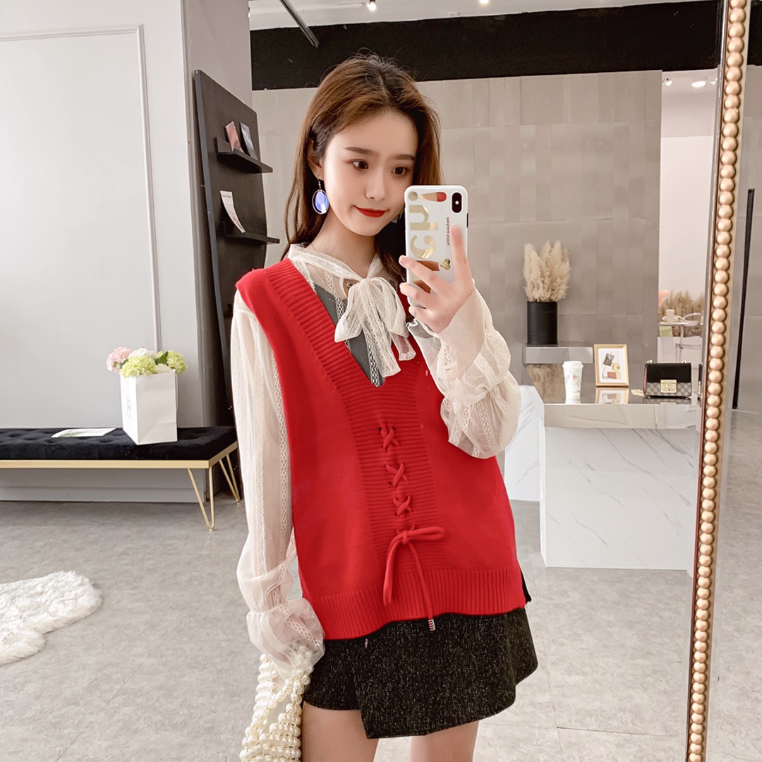 Gilet femme en Mélange de fibres chimiques - Ref 3316527 Image 38