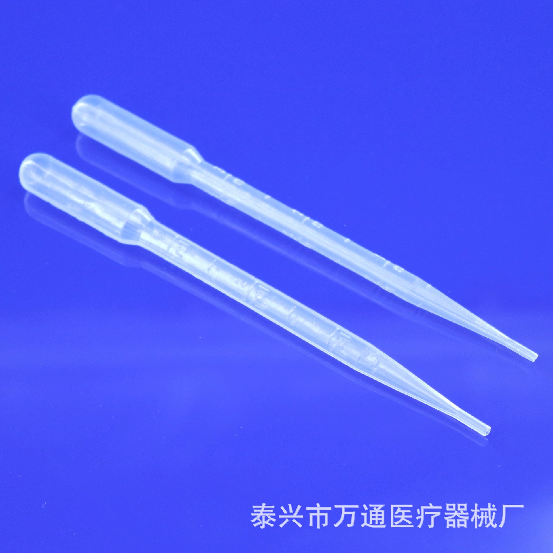 Пластиковая пипетка 3 мл со шкалой пастеризованная пипетка 100/пакет