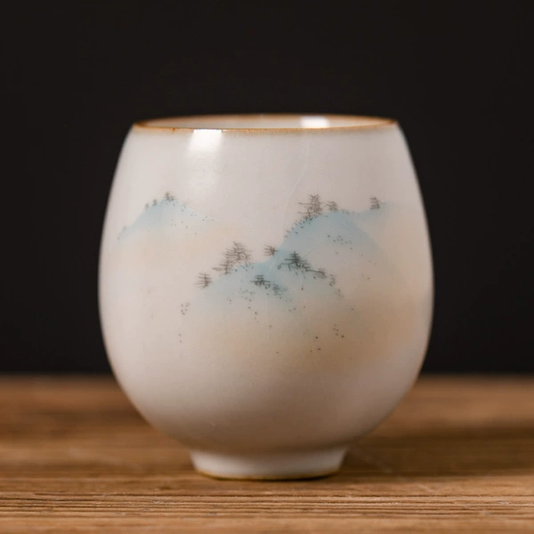 Antique Egg Cup-Landscape