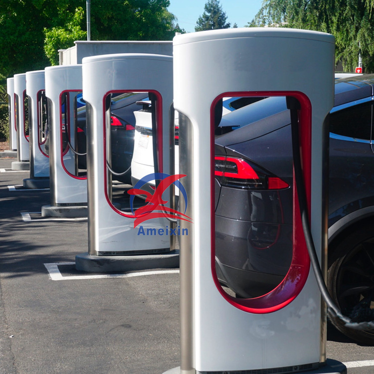 新能源汽车充电桩外壳 户外充电桩加油站充电桩厚片吸塑外壳加工