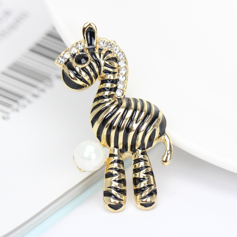 Broche De Caballo Animal Retro Broche De Caballo Del Zodiaco Pin Femenino display picture 4