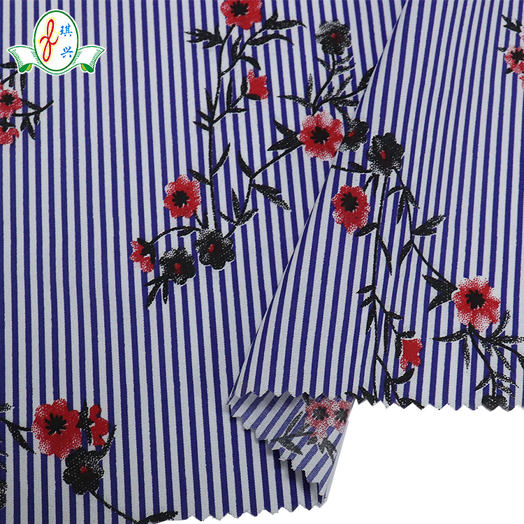 �㶫��ӦQX9124 ����С�컨 100%���ڷ�������֯����ӡ��