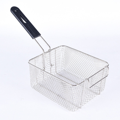 Stainless steel frying screen, frying net, screen, frying basket, electric fryer basket, frying pan square oil filter