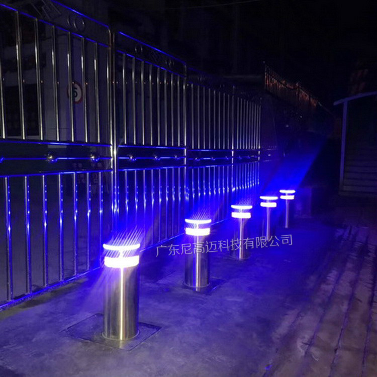 LED警示升降柱智能液压升降柱电动遥控升降防撞路桩阻车路障厂家