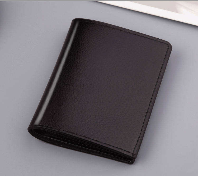 Men's Wallet Korean Thin Wallet Men Multi-card Loose-leaf Card Bag Short Fashion Wallet display picture 10