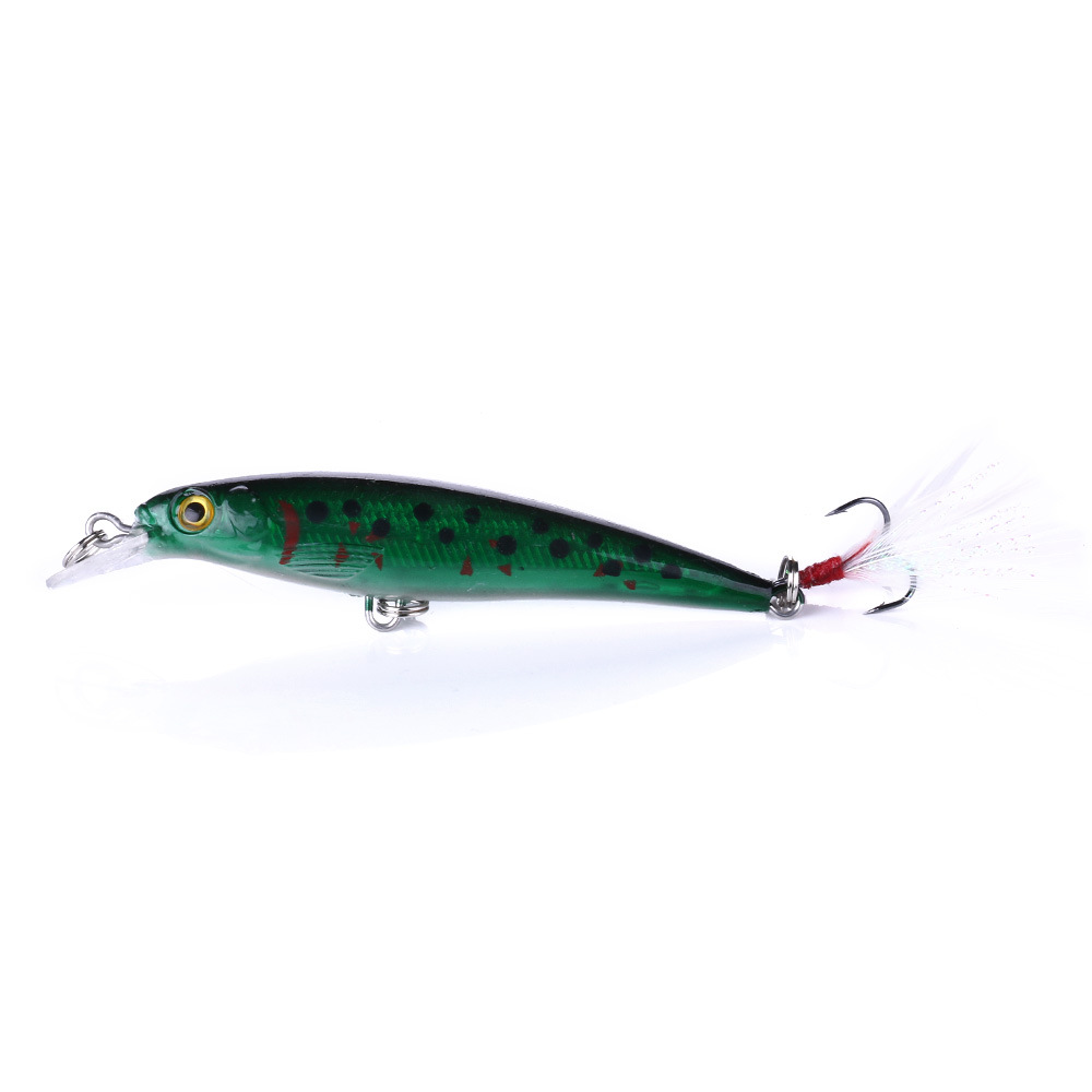 Sinking Minnow Fishing Lures 90mm 8g Hard Plastic Baits Fresh Water Bass Swimbait Tackle Gear