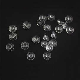 厂家供应PVC塑料鼻托 眼镜托叶 圆形卡式鼻托叶 眼镜配件批发