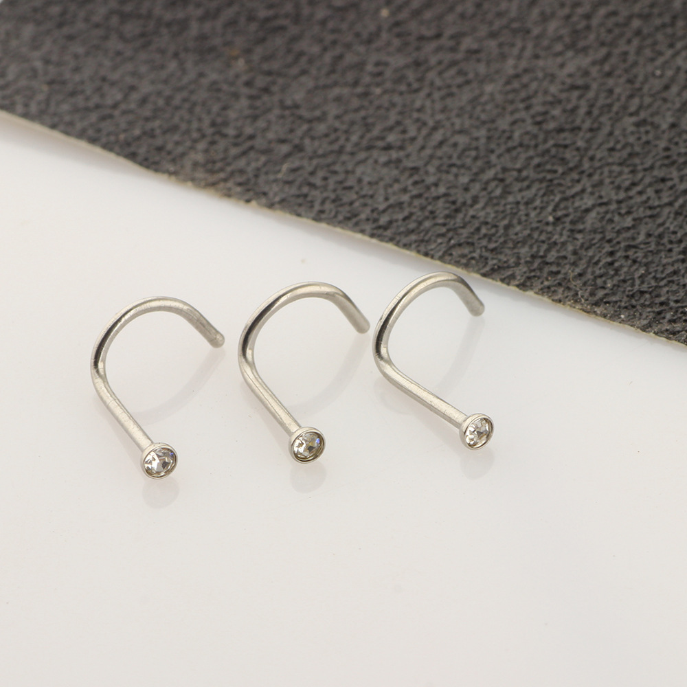 Amazon Body Piercing Set Stainless Steel Jewelry Earrings Nose Rings Wholesale Personalized Earrings detail image 7