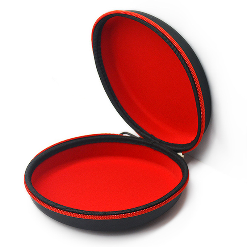 定制耳机收纳盒 头戴式耳机包耳机盒耳机配件盒 黑色耳机包