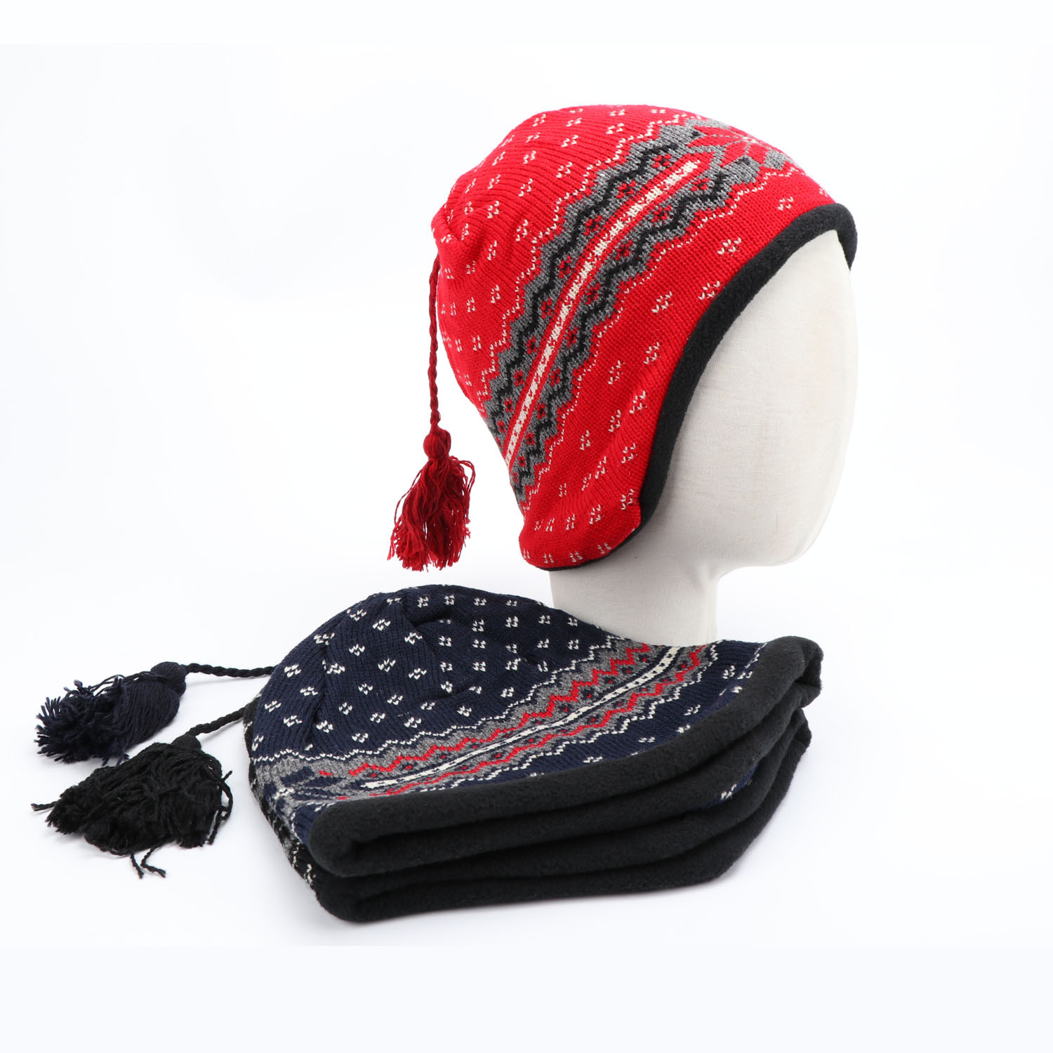 direct deal Winter Knit Hat/Jacquard hat/Ear cap fashion keep warm lady