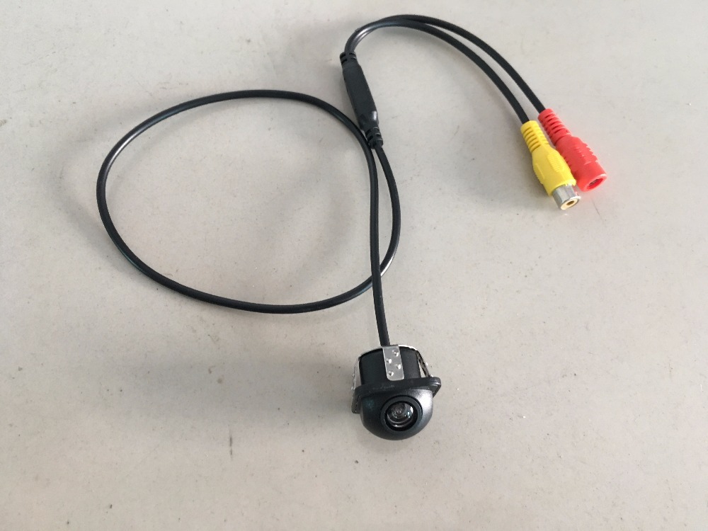 Hd Car Camera Universal Small Straw Hat Opening 20mm with Ruler Colorful Night Vision Reversing Camera