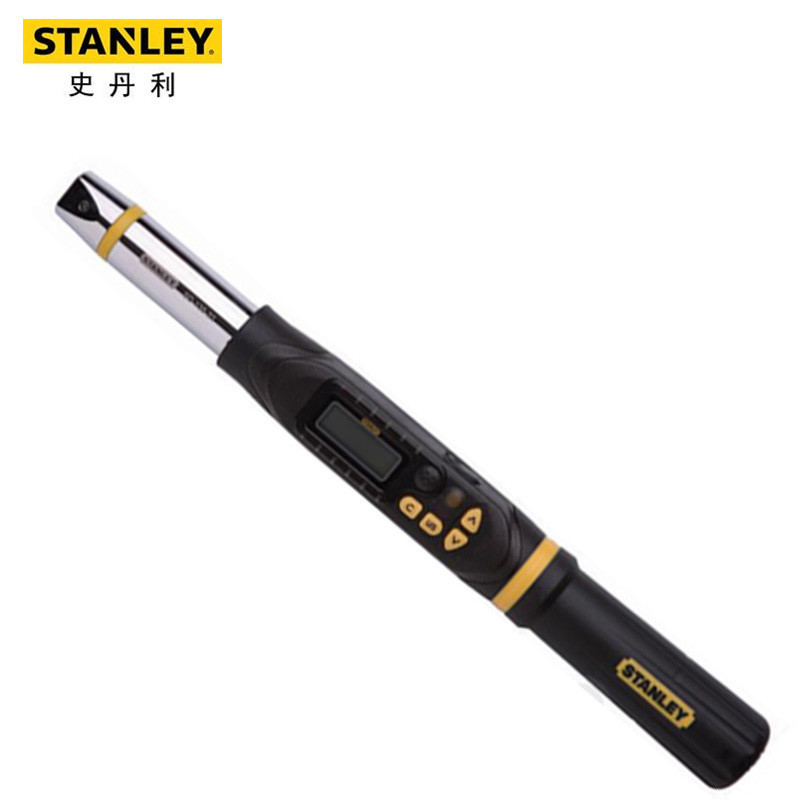 史丹利数显角度扭矩扳手高精度带蜂鸣器角度测量0-999可更换开口