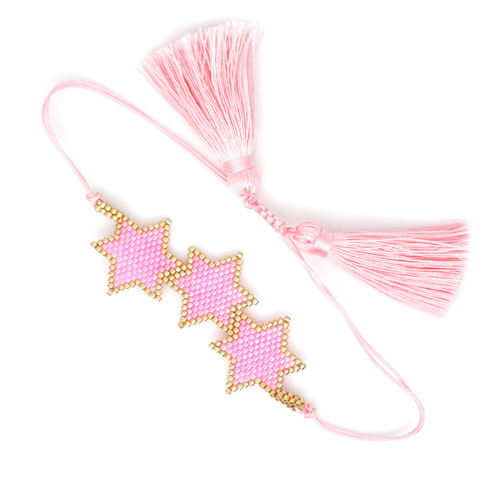 Nueva Pulsera De Patrón De Estrella Hexagonal Tejida A Mano Miyuki De Moda display picture 47