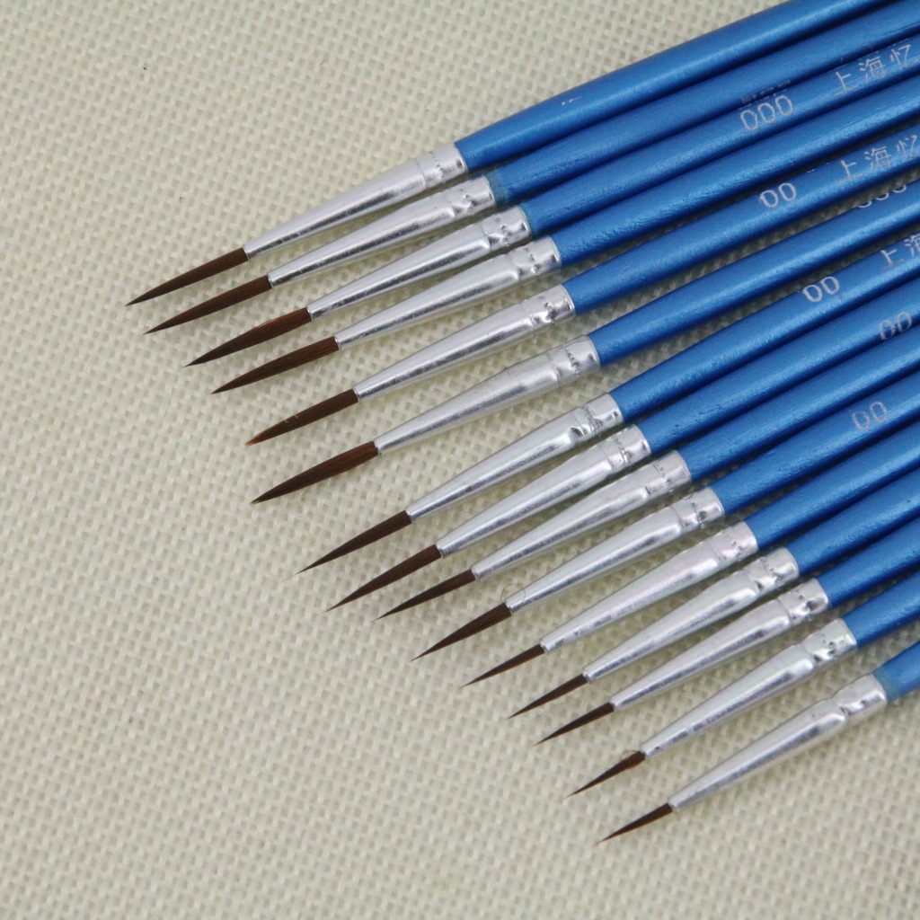 (Wholesale), nylon art liner for manicure, digital watercolour, crayons, gouache, brush, Shanghai 3