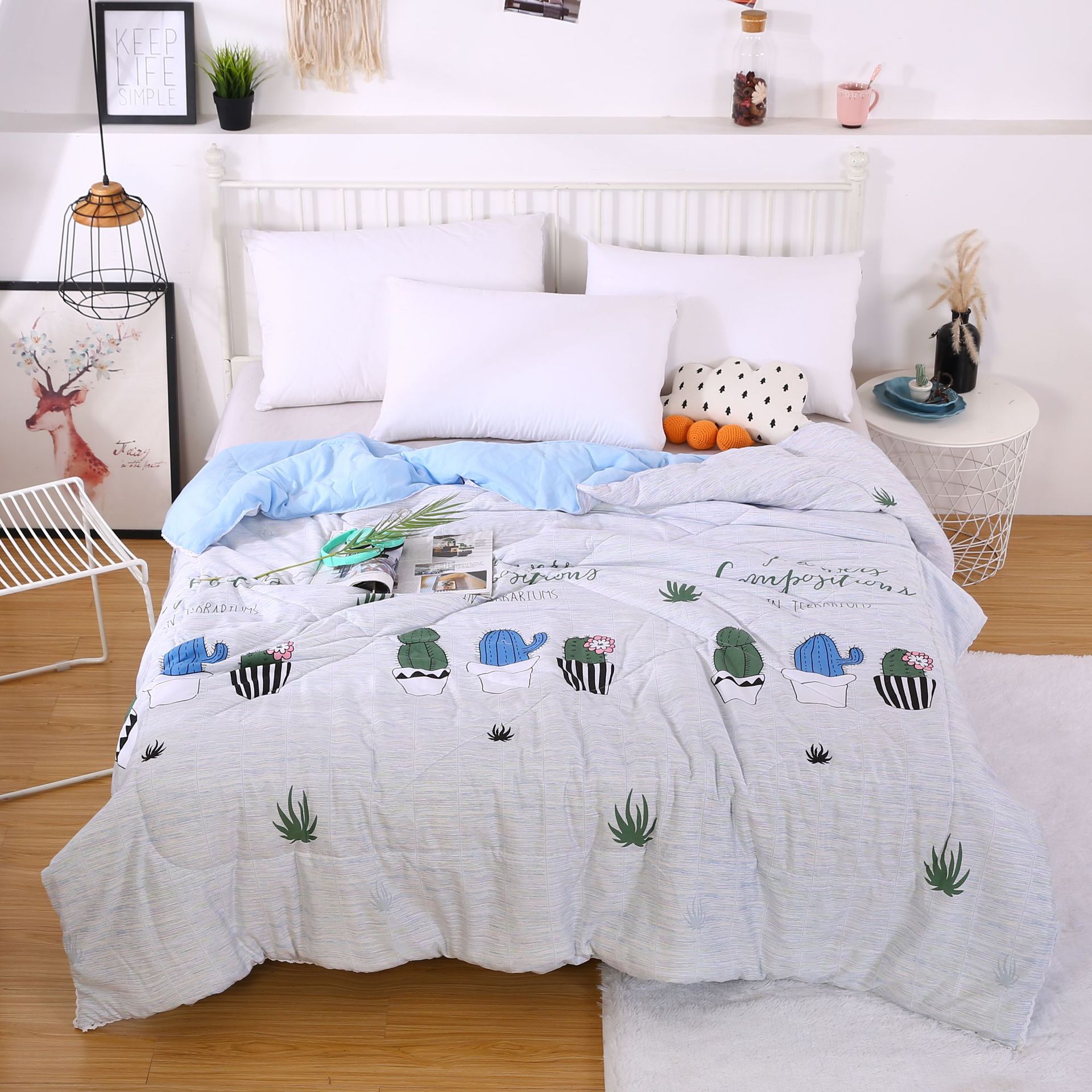 Manufactor Direct selling printing Washed cotton Summer quilt Cotton summer quilt gift Group purchase Cool in summer One piece On behalf of