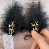 White hair accessory, hairgrip suitable for photo sessions, internet celebrity