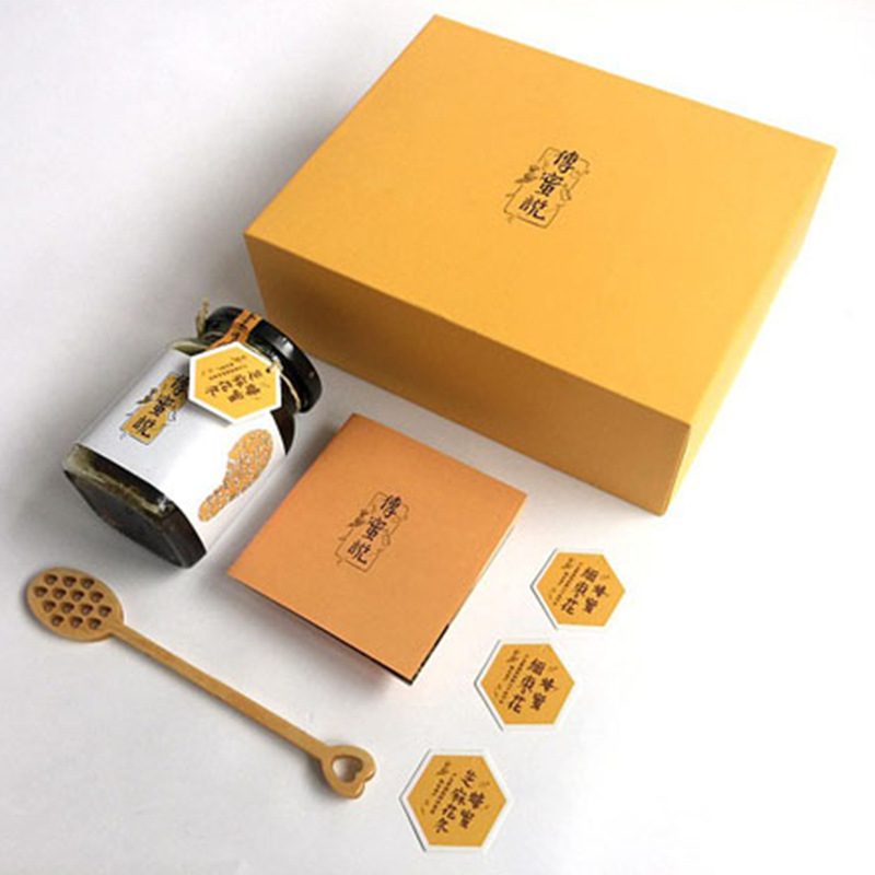 厂家蜂蜜瓶装一斤二斤礼盒包装盒天地盖精美包装礼品盒现货批发