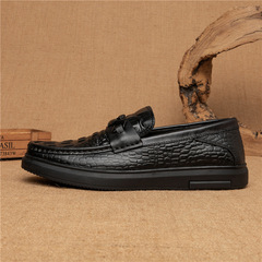 New Men's Universal Fashion Business Casual Leather Shoes for Men, Soft Face, Middle-Aged and Elderly Anti-Slip Soft Sole Shoes