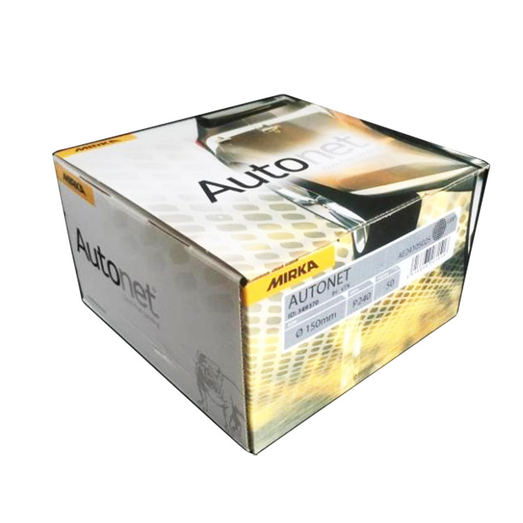 干磨砂纸网砂 磨卡圆形植绒自粘6寸150mm汽车打磨原子灰