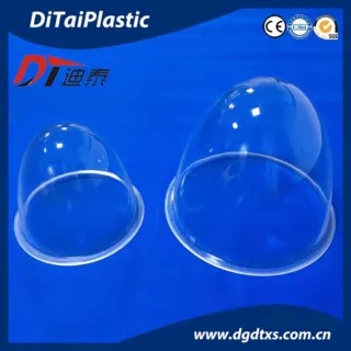东莞迪泰吸塑 透明圆形盖子ABS/PP/PC亚克力厚板吸塑/丝印喷漆