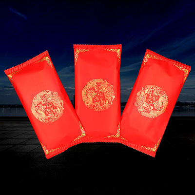 餐饮酒店湿巾一次性加厚湿毛巾湿巾定制定做湿毛巾LOGO定做