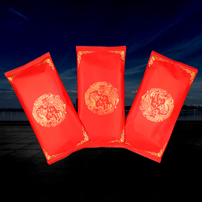 餐饮酒店湿巾一次性加厚湿毛巾湿巾定制定做湿毛巾LOGO定做