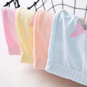 儿童内裤纯棉女童内裤批发卡通中大童宝宝内裤四角平角裤厂家直销