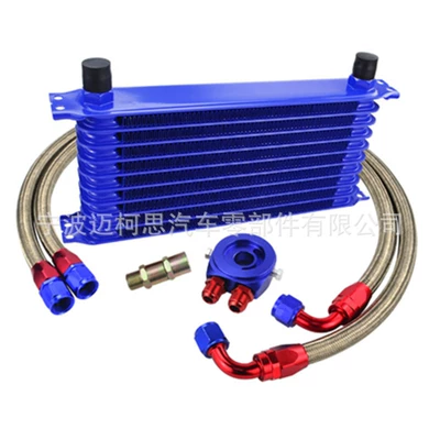Car modification AN10 Japanese Soyutma sisteminin digər hissələri - 10-layer-japanese-oil-cooler-kit