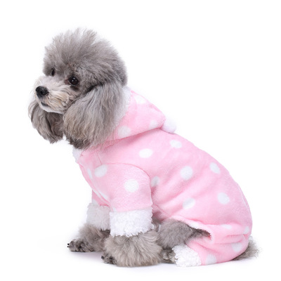 Cross border clothes factory wholesale Majestic Pets clothes Four feet pajamas Plush Pets clothing Pyjamas pajamas