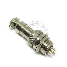 3PIN ���ղ��� GX12-3о  ��|�B���� ֱ��12MM 3о���^+����