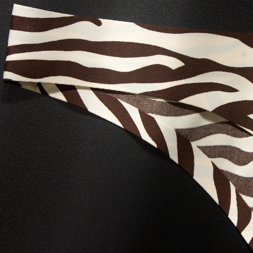 Foreign trade women's underwear sexy and interesting leopard print ice silk low-waist one-piece seamless women's briefs thong