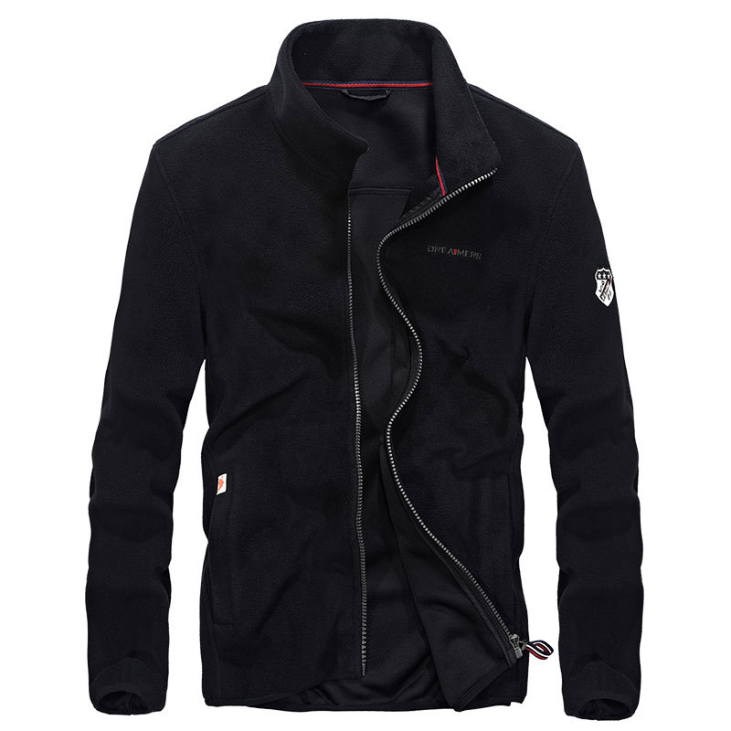 Chaqueta de lana al por mayor transfronteriza chaqueta de lana polar para hombre chaqueta de lana al aire libre chaqueta de lana más tamaño suéter cálido hombres