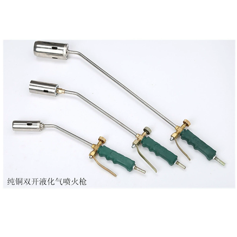 Источник заводских товаров сжиженный газ пистолет-распылитель одиночный двойной открытый сжиженный газ пистолет-распылитель из нержавеющей стали