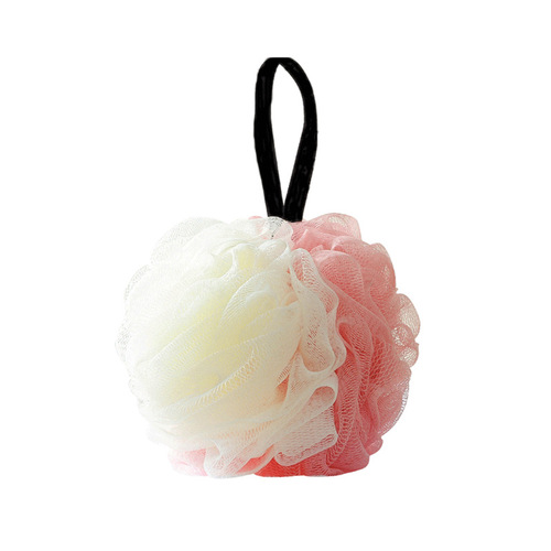 Two-color bath ball, colorful adult bath ball, bath rub, color matching bath ball, bath flower toiletries