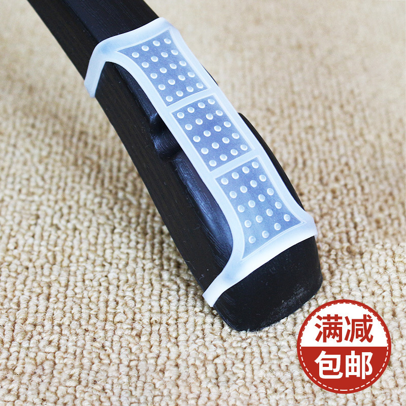 Clothing hanger non-slip mat children's clothes special transparent plastic silicone rubber strip clothing store props non-slip cover