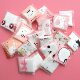 Factory direct cute cartoon bag packaging portable makeup cotton wet application cotton thin makeup remover Cotton