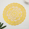 GS Rose PVC Round 20CM Perm Permented Bowl Bowl Cushioning Ashttling Cushion Home Hotel Lotus Flower Cushion