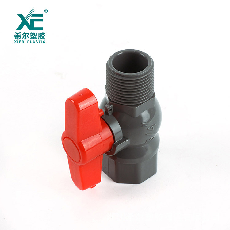 希尔品质 农田灌溉用PVC内外螺球阀 DN20 6分 3/4