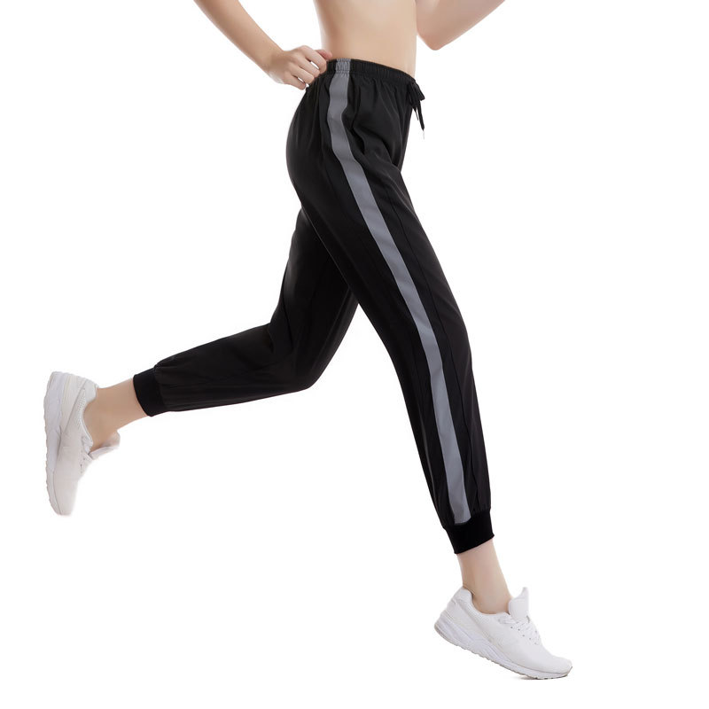 健身裤女速干宽松大码运动裤显瘦瑜伽裤透气户外跑步训练裤收脚|ru
