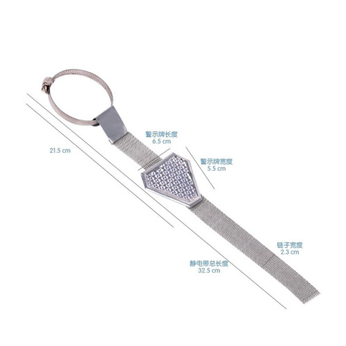 Winter car static electricity belt grounding chain hanging mopping strip to eliminate car triangular metal static elimination strip three colors