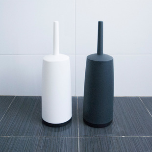 Hongda 17009 European-Style Bathroom Wet and Dry Soft Rubber Base with Cover to Prevent Odor and Seat Toilet Brush
