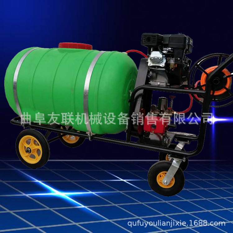 大棚杀毒喷药机 苗木杀虫打药机 远射程拉管蔬菜稻麦驱虫喷药机03