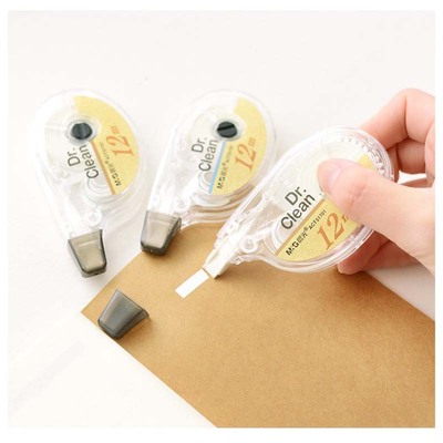 品牌文具ACT51701修正带简约便携涂改带小学生改正带12m米|ms