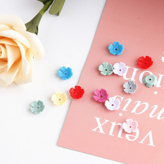 Mini Colorful Acrylic Small Flower Bowl Flower Receptacle DIY Handmade Hair Accessories Earrings Nail Accessories